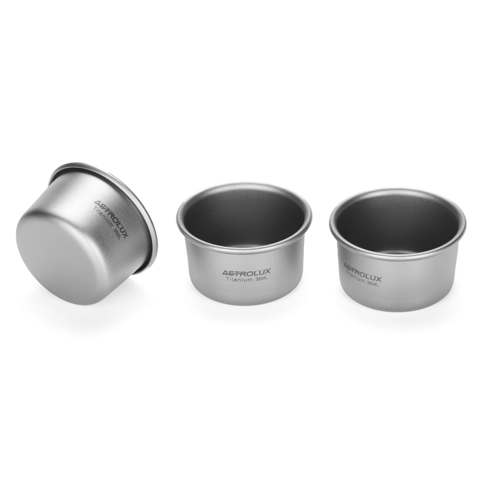 (image for) Astrolux&reg; Ti-C1 Titanium Cup Titanium Tea Cup Outdoor Camping Tableware Drinking Mug Picnic Daily Drinkware Home Use Outdoor Backpacking Hiking