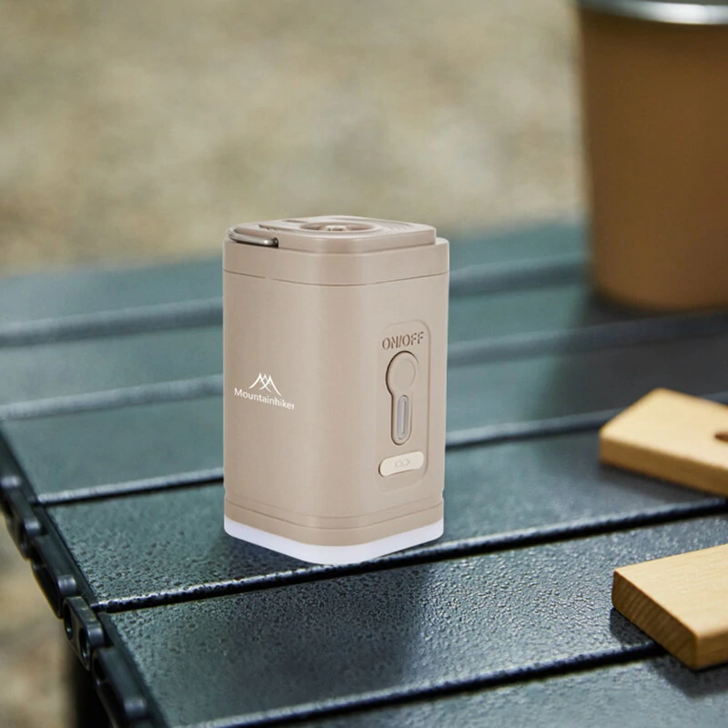 (image for) Mini Electric Air Pump with Lights Wireless Air Compressor Inflator/Deflator Pumps for Indoor/Outdoor Camping Equipment